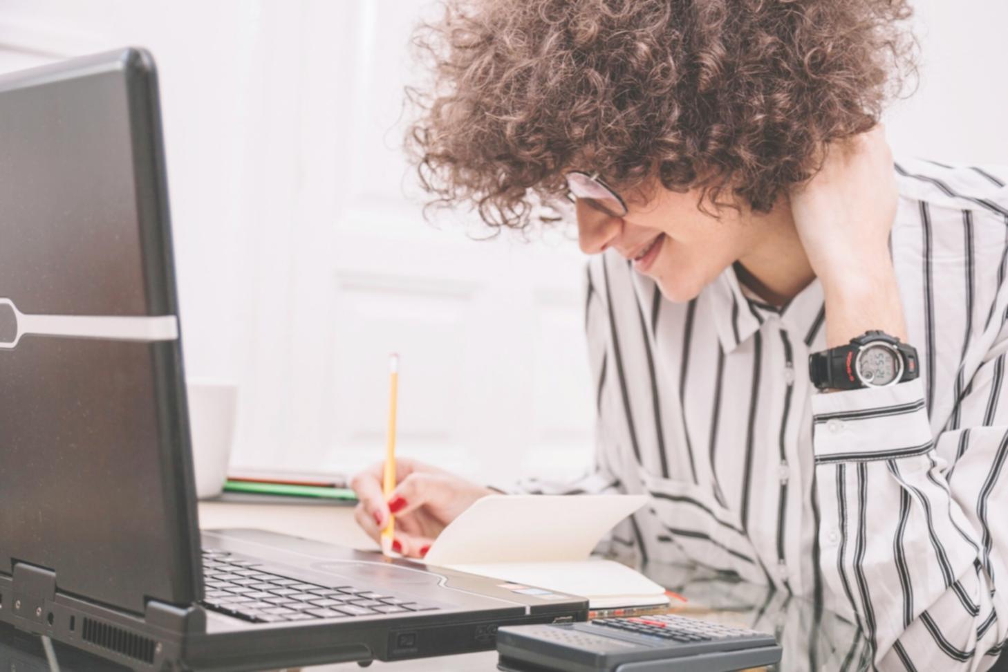 Professional financial consultation workspace with documents and planning materials